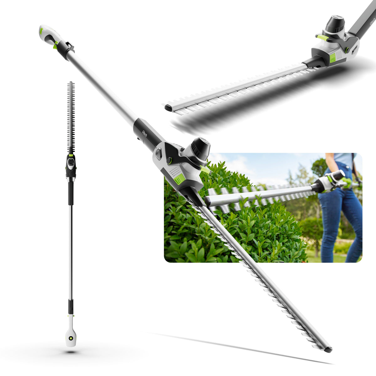 HT50 Long Reach Pole Hedge Trimmer